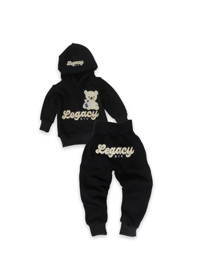 Black Pullover Tracksuit